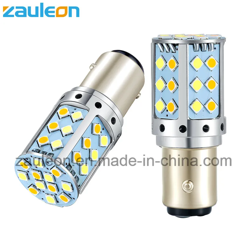 1157 LED Bulbs White/Amber Switchback Turn Signal Car Lights