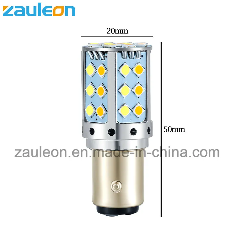 1157 LED Bulbs White/Amber Switchback Turn Signal Car Lights