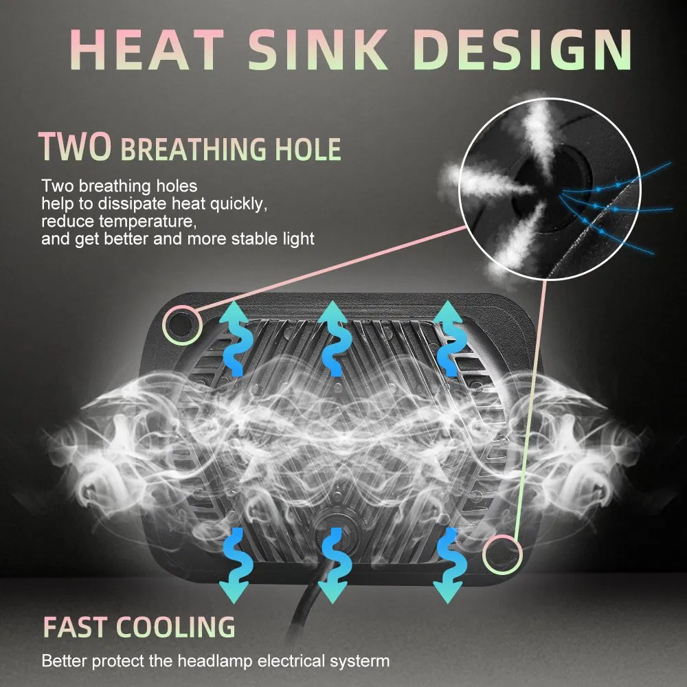 2021 Auto Lighting System High Power H6014 H6052 H6054 6054 H5054 Rectangle Square Angel Eyes Sealed Beam LED DRL 6X7 5X7 LED Headlight