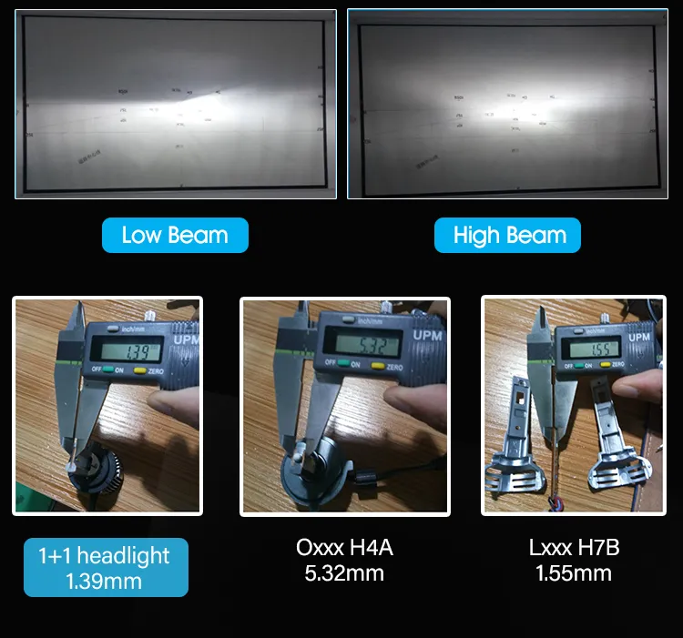 2020 High Quality Laser Lighting H16 H15 9004 9005 9006 9007 Auto LED Headlight Bulbs