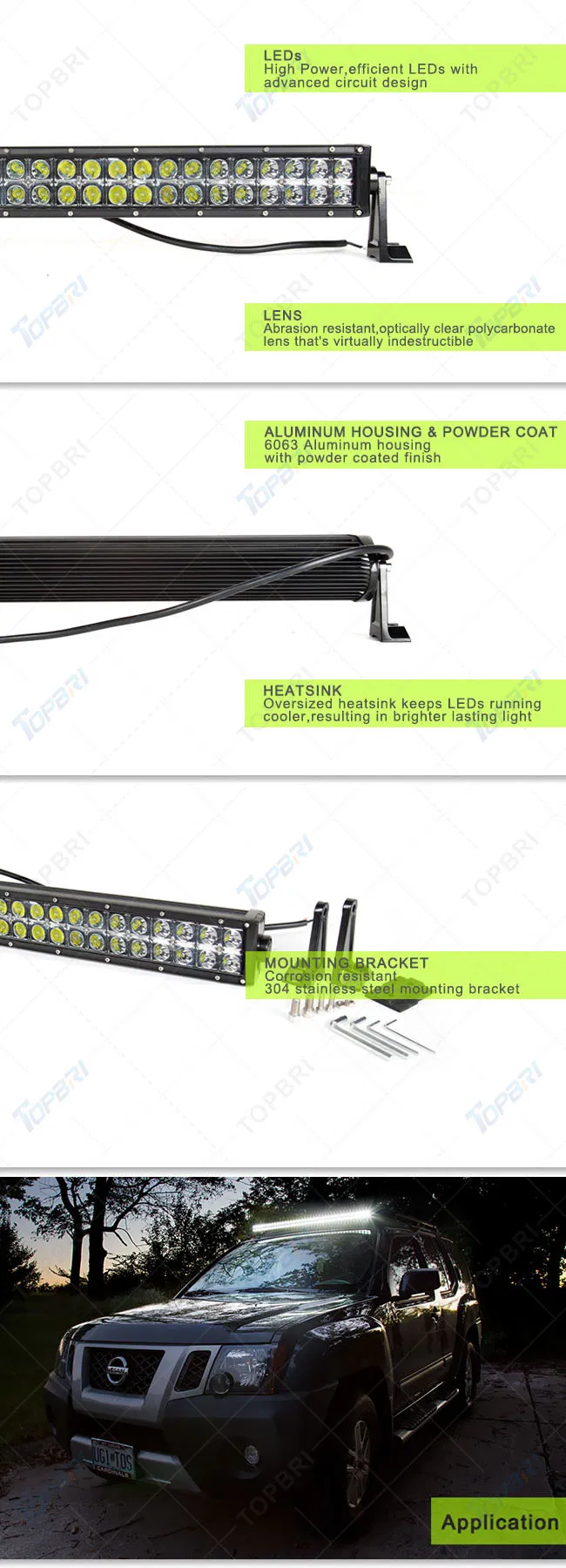 42inch 240W Auto ATV Truck Offroad LED Light Bar
