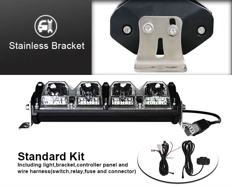4X4 Offroad Lighting Multifunction RGB Dimmable LED Light Bar