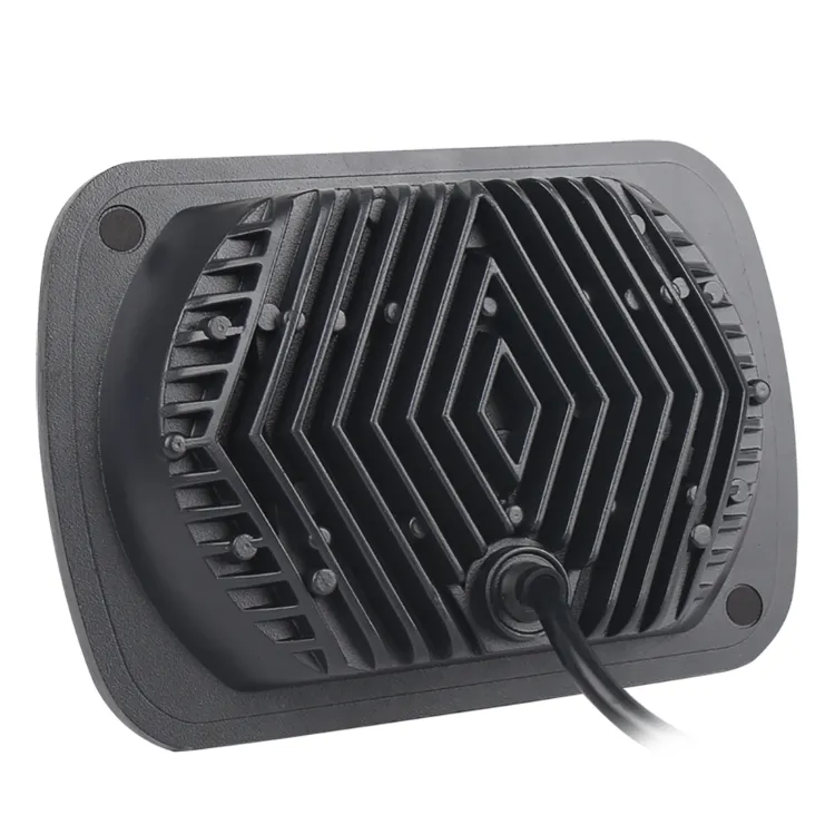 55W Square 7X6 5X7" Inch LED Headlights with DRL Amber Turn Signal for Jeep Wrangler Yj Cherokee Xj