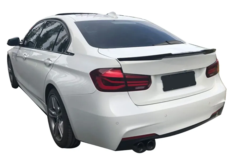 ABS Made Shiny Black M4 Type Rear Spoiler for 2012-2018 Years 3 Series BMW F30 Sedan Car Carbon Fiber