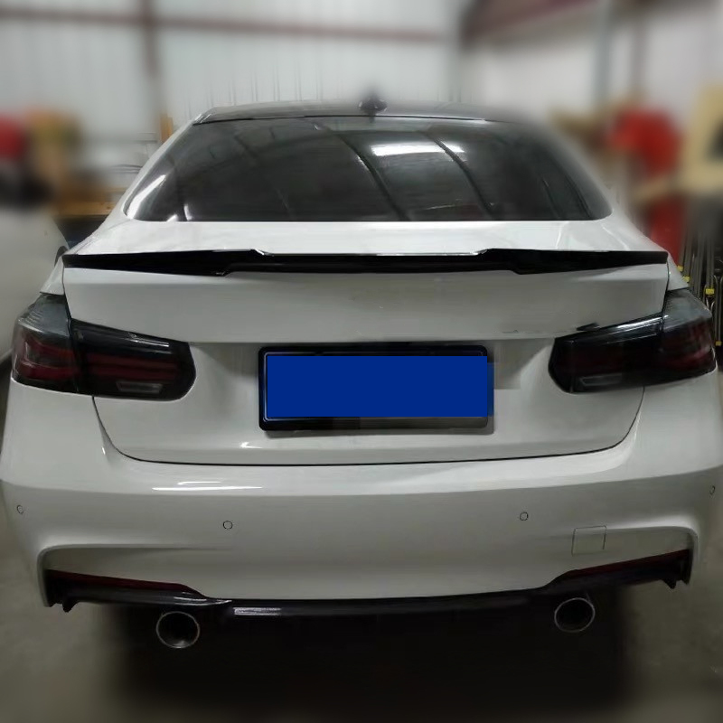 ABS Made Shiny Black M4 Type Rear Spoiler for 2012-2021 Years 3 Series BMW F30 Sedan Car Carbon Fiber