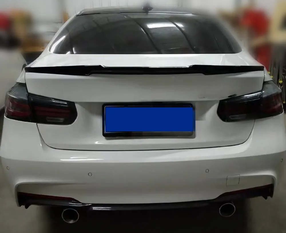 ABS Made Shiny Black M4 Type Rear Spoiler for 2012-2018 Years 3 Series BMW F30 Sedan Car Carbon Fiber