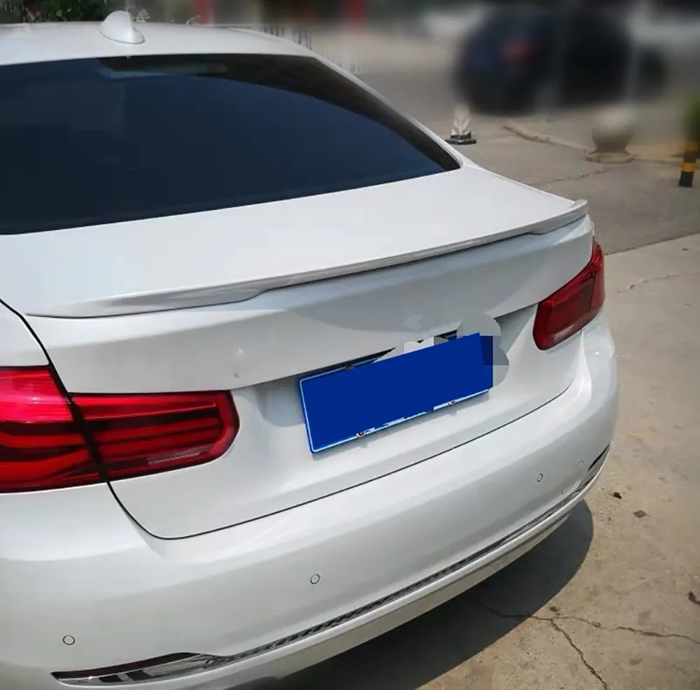 ABS Made Shiny Black M4 Type Rear Spoiler for 2012-2018 Years 3 Series BMW F30 Sedan Car Carbon Fiber