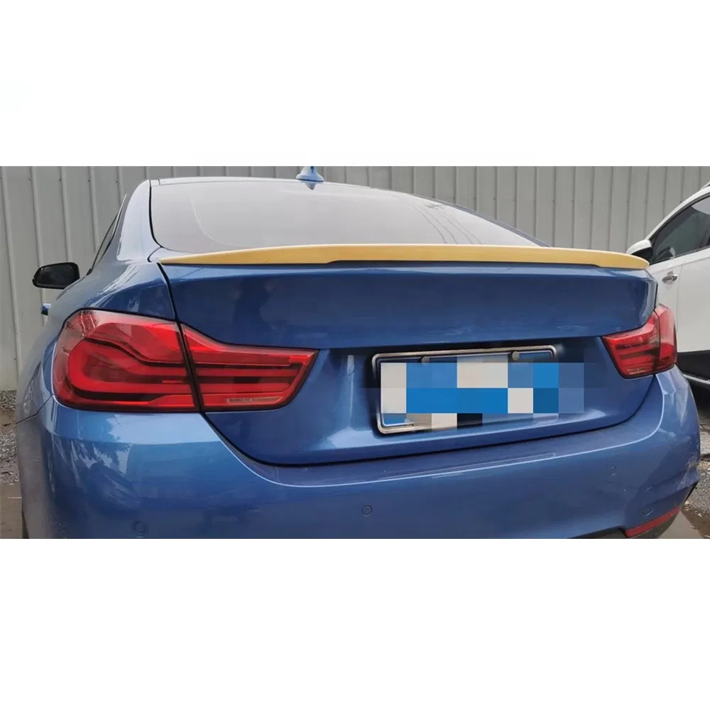 ABS New Plastic Particles Made Carbon Fiber P Style Rear Spoiler for BMW 4 Doors F36 Car Auto Parts