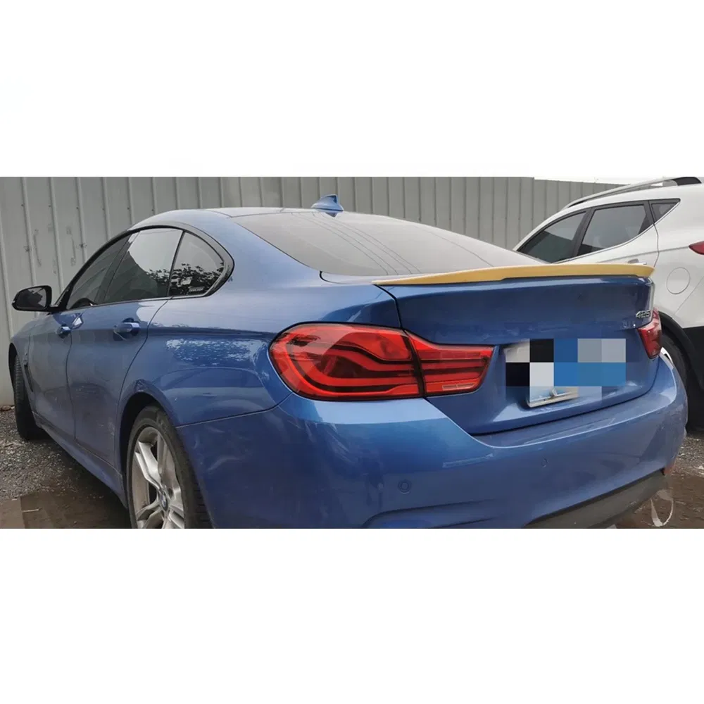 ABS New Plastic Particles Made Carbon Fiber P Style Rear Spoiler for BMW 4 Doors F36 Car Auto Parts