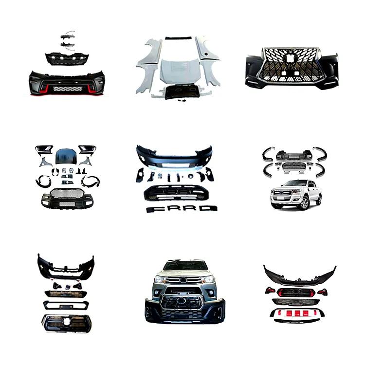 ABS Plastic Facelift Body Kit for Toyota Hilux Rocco 2021