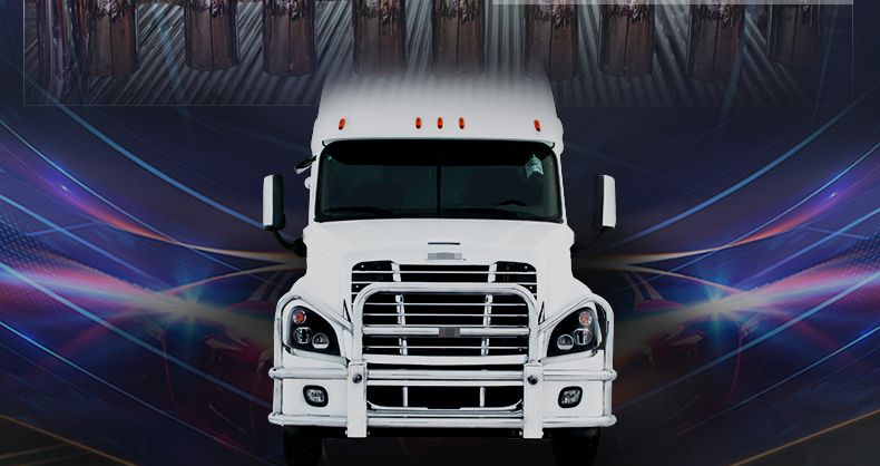 American Heavy Duty Semi Truck Part Cascadia Kenworth Peterbilt Front Bumper Grille Deer Guard