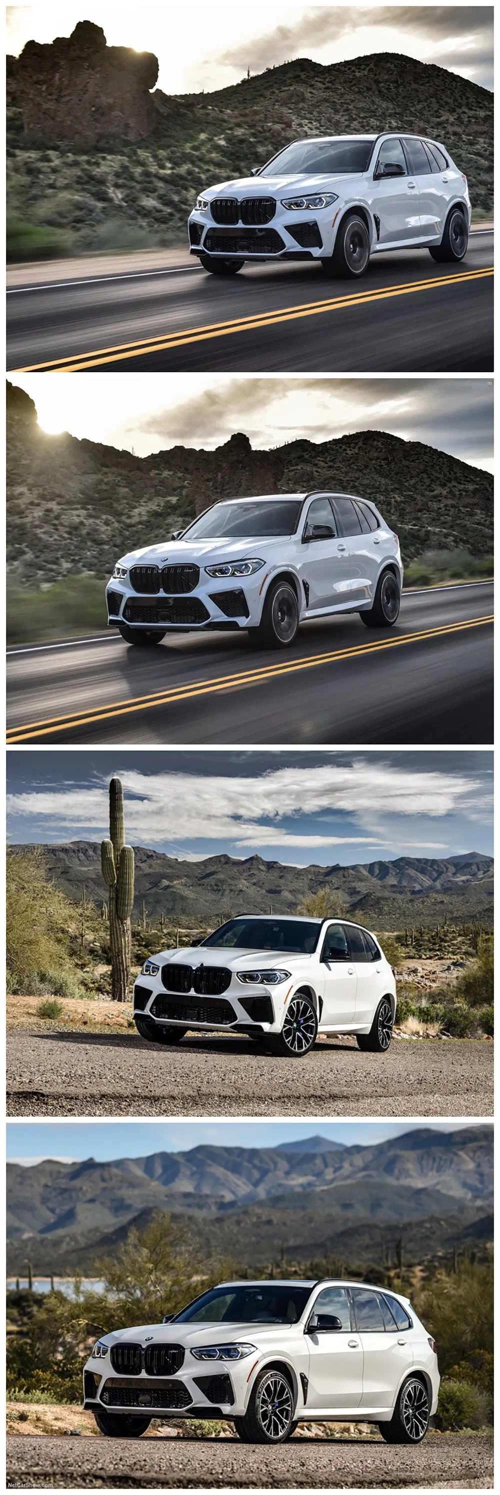 Auto Bumper Car Body Kit with Front Bumper Rear Bumper Fender Tail Throat for BMW X5 G05 F95 X5m 2018 2019 2020 2021