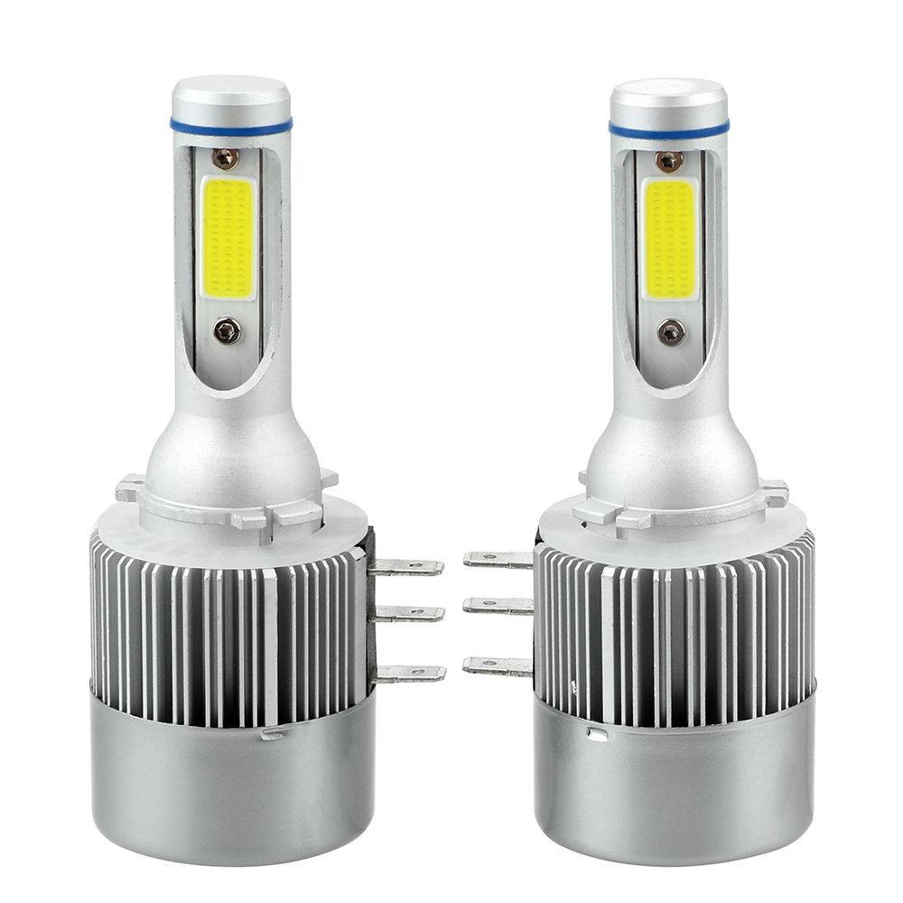 Auto Car LED Bulbs H15 LED Canbus COB LED Bulb C6 6500K Car Lights H15 LED Headlight H3 880 Psx24 Psx26