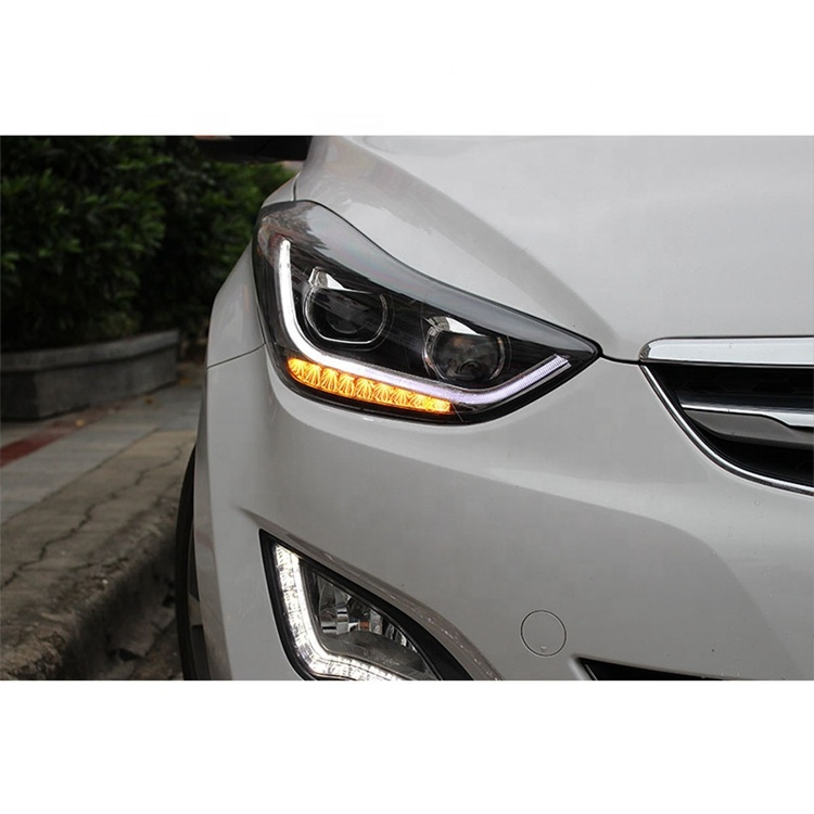 Auto Lamps Auto Parts 2013 Elantra Auto Headlight Projector Lens Car Light for Hyundai
