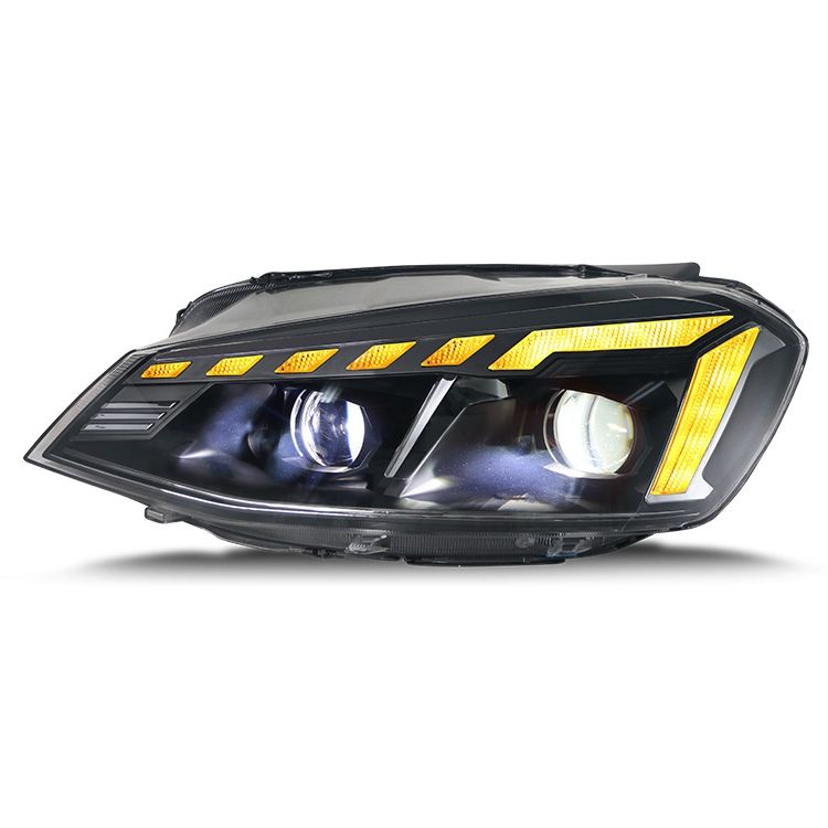 Auto Parts LED Lights Bixenon Projector Lens Headlight Car Light for 2013 Golf 7