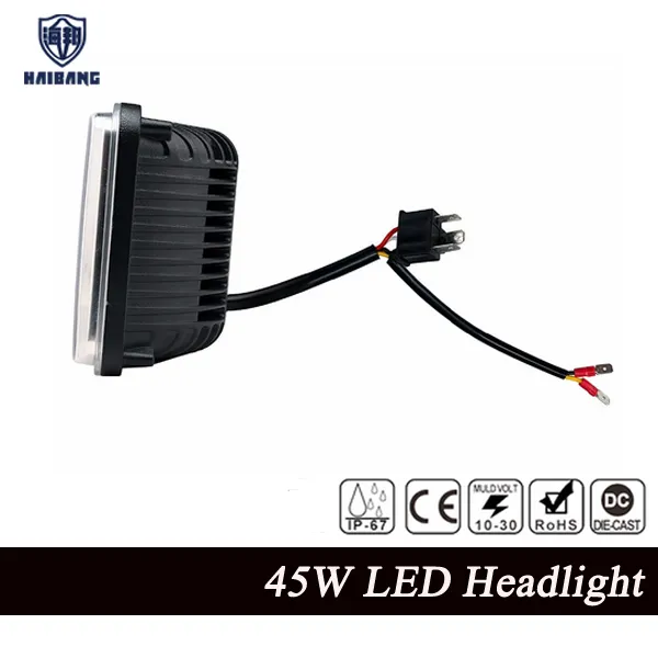 Auto Parts LED Square Headlight 4 X 6′′high Low Beam DRL for Truck Offroad LED Lights LED Headlight