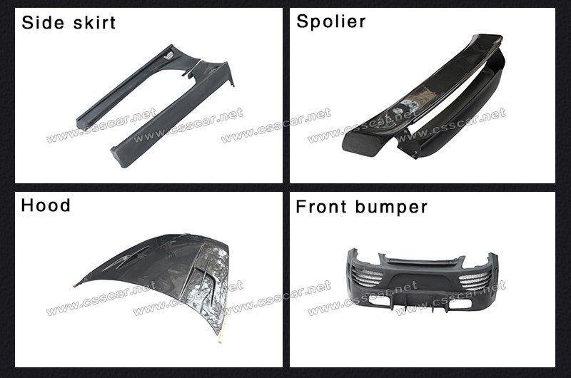 Best Price Fiberglass Material Wide Body Kit for Porsche Cayman 987