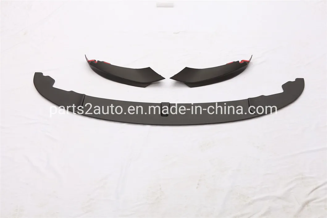 BMW F32 Front Bumper Strip 2013-2019 Matte Black, BMW F32 Front Lip 2013-2019 Matte Black