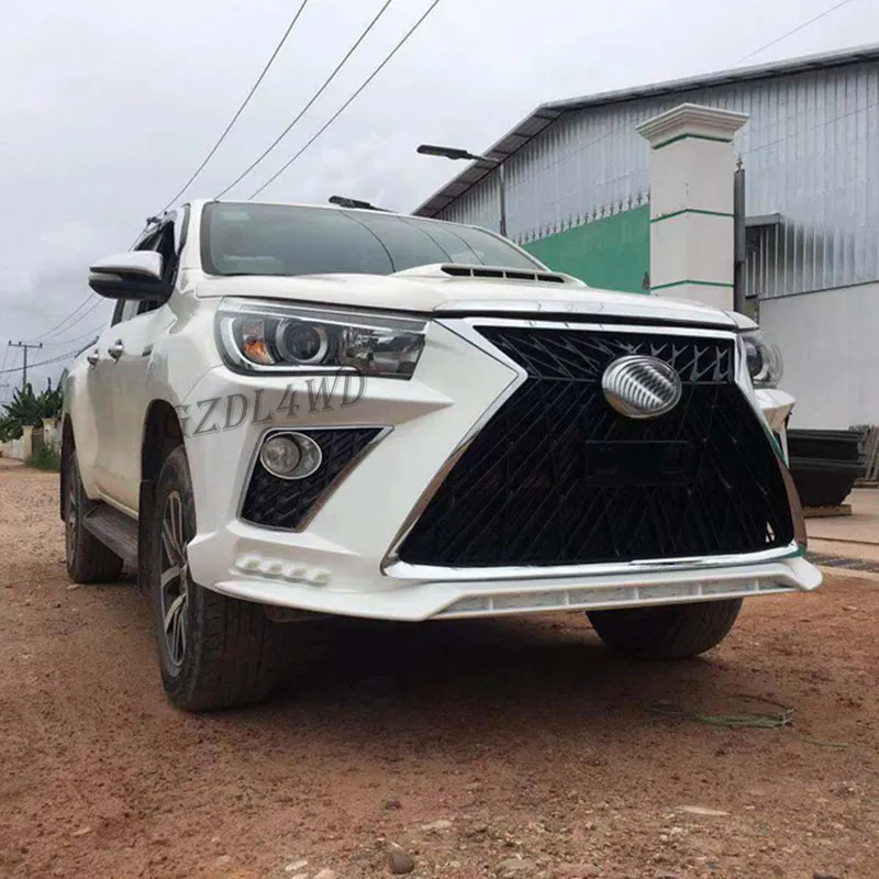 Body Kits Front Bumper for Hiux Revo / Rocco Upgrade to Lexus Lx570