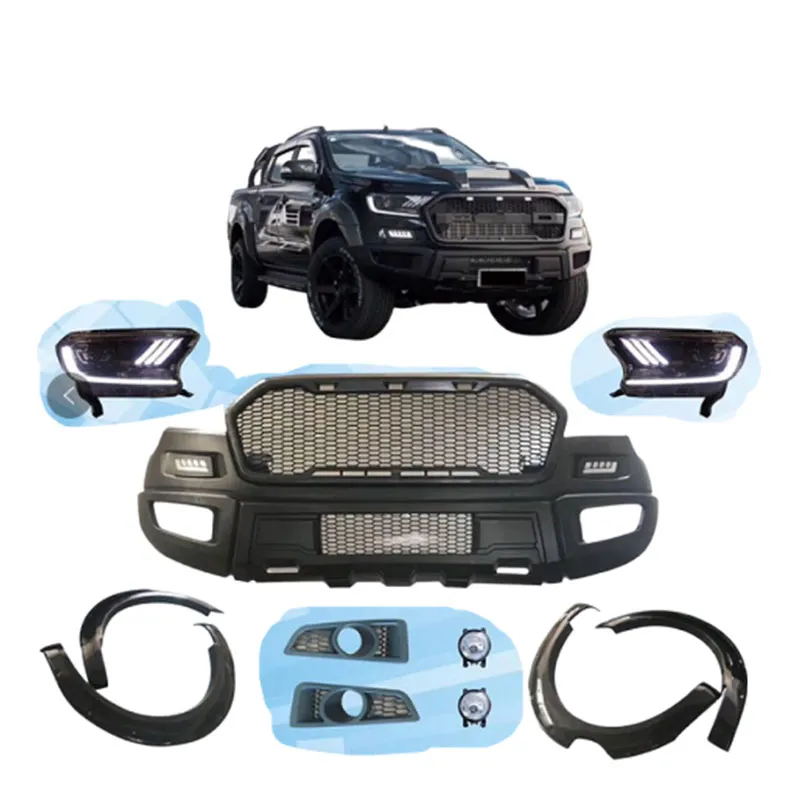 Car Accessory Body Kits for Ford Ranger T7 T8 Update Raptor