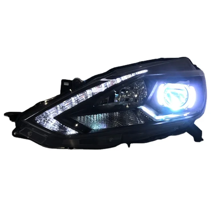 Car Lamp LED Headlight Projector Lens LED Light for Nissan 2016 Sentra