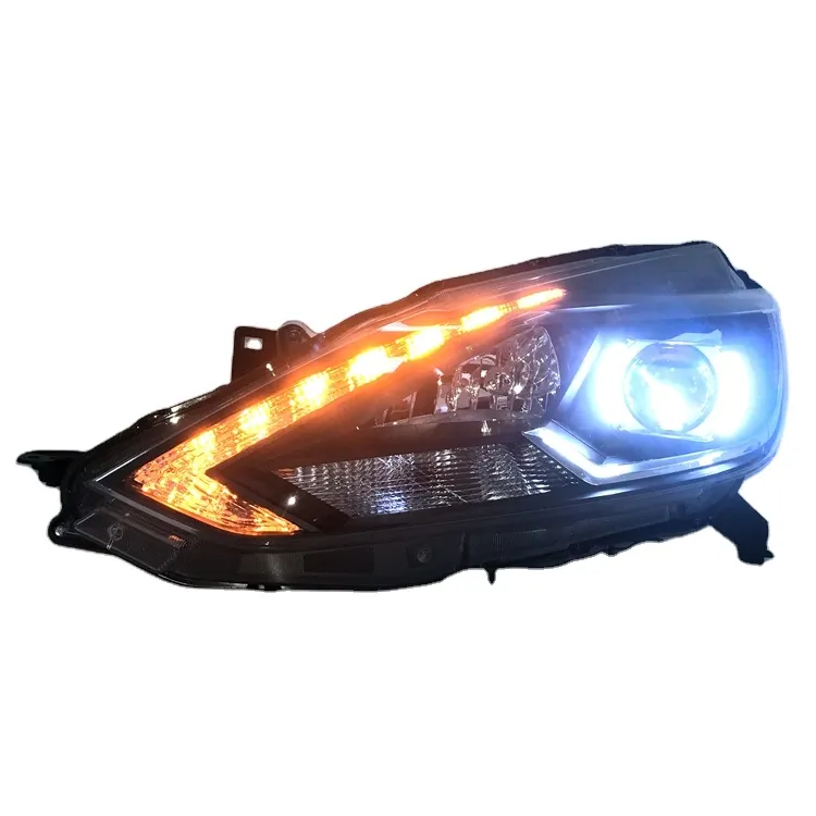 Car Lamp LED Headlight Projector Lens LED Light for Nissan 2016 Sentra