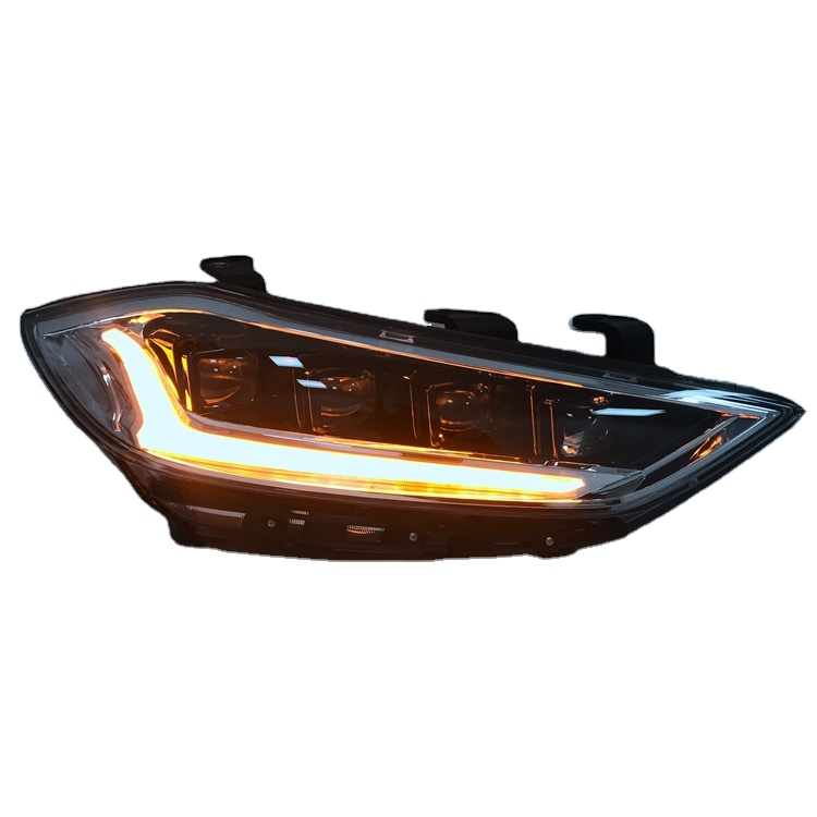 Car LED Light Auto Lamps Car Accessories Auto Lights 4-Lens LED Headlight for Hyundai Elantra Avante 2021