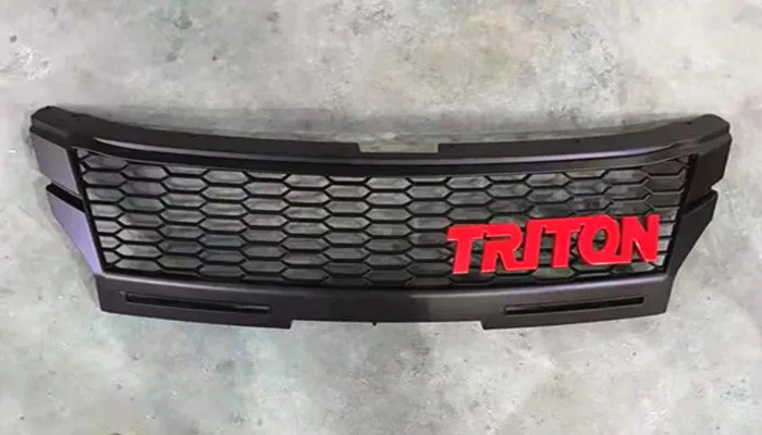 Car Parts OE Front Grille for Mitsubishi Triton 2019 2020 L200 off-Road Style Black Grille