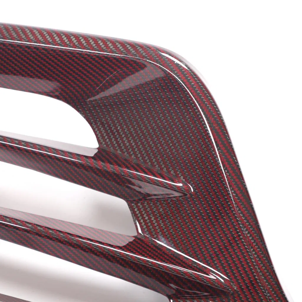 Carbon Fiber Fog Lamp Air Intake Duct Vent Cover for Mercedes Benz V Class W447 V250 MPV 4-Door 2020-2021