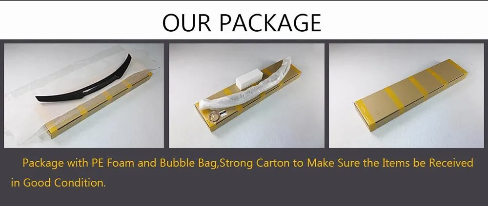 Carbon Fiber Front Bumper Splitter for for BMW 5 Series G30 G38 2017-2019