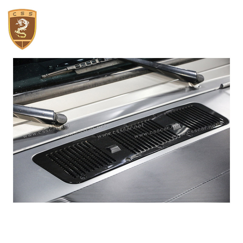 Carbon Fiber Hood Air Outlet Cover Engine Hood Air Outlet Patch for Mercedes Bens G-Class W463 G500 G350 G63