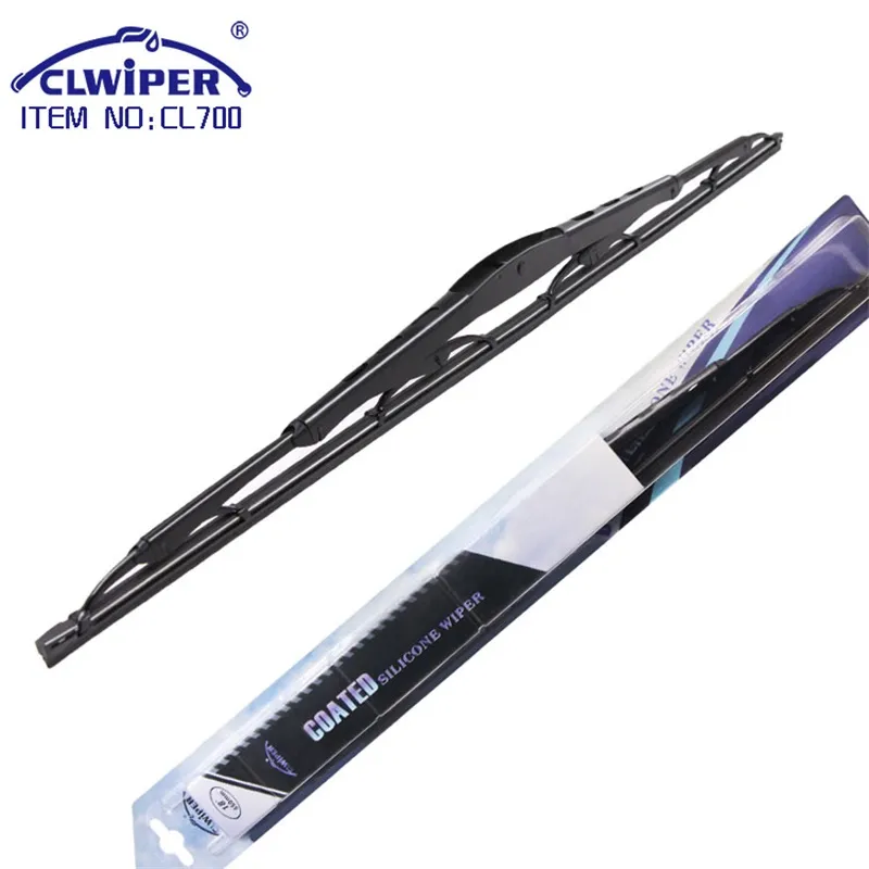 Clwiper Natural Rubber Refill Metal Windshield Wiper for Universal U-Hook (CL700)