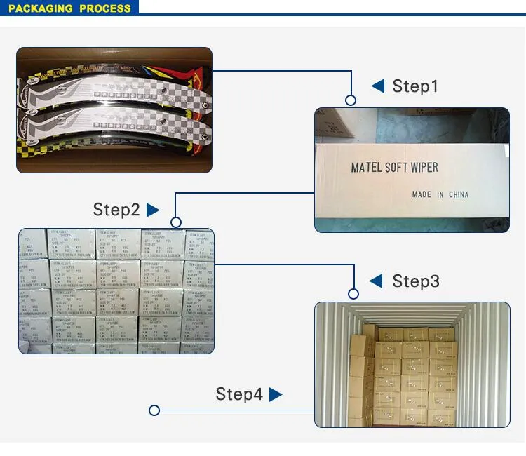 Clwiper New Design Auto Part Metal Frame Wiper with 1.2mm Thickness (CL700)