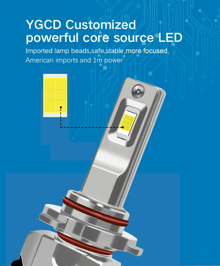 Conpex Hot Sale LED H7/H4 HID Auto Fog Light Truck Work Light H3/H11 for Car LED Headlight 9005 9006 LED Light