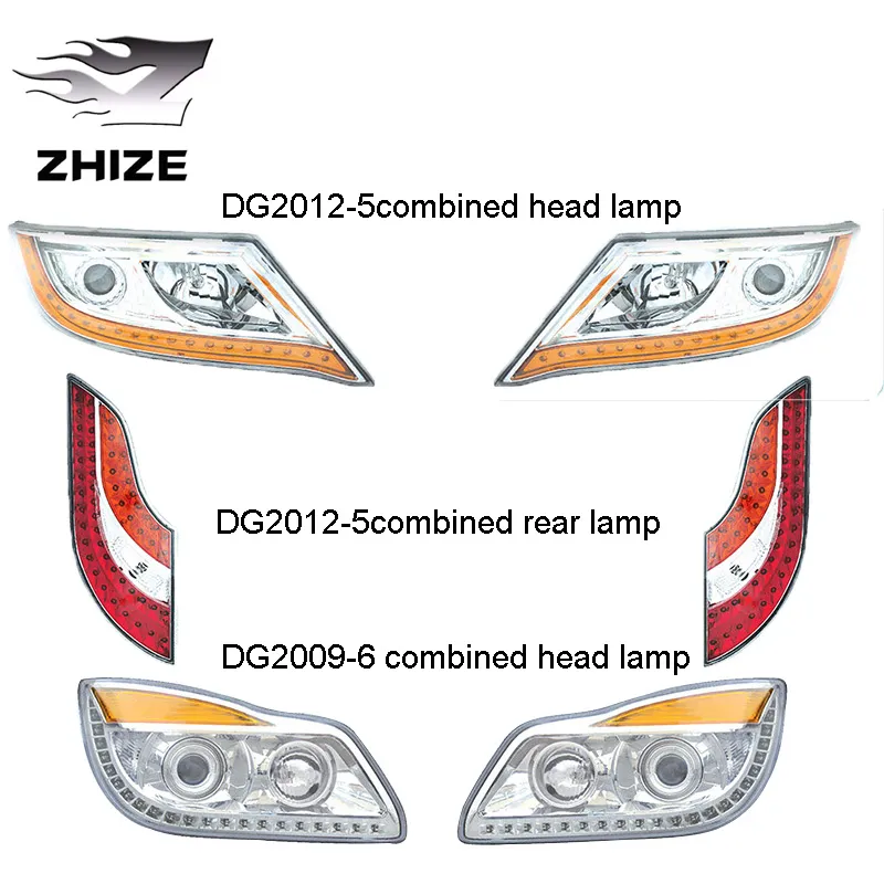 Dg2009-6 Combined Head Lamp for Ankai Kz-4 Bus of Donggang Lights