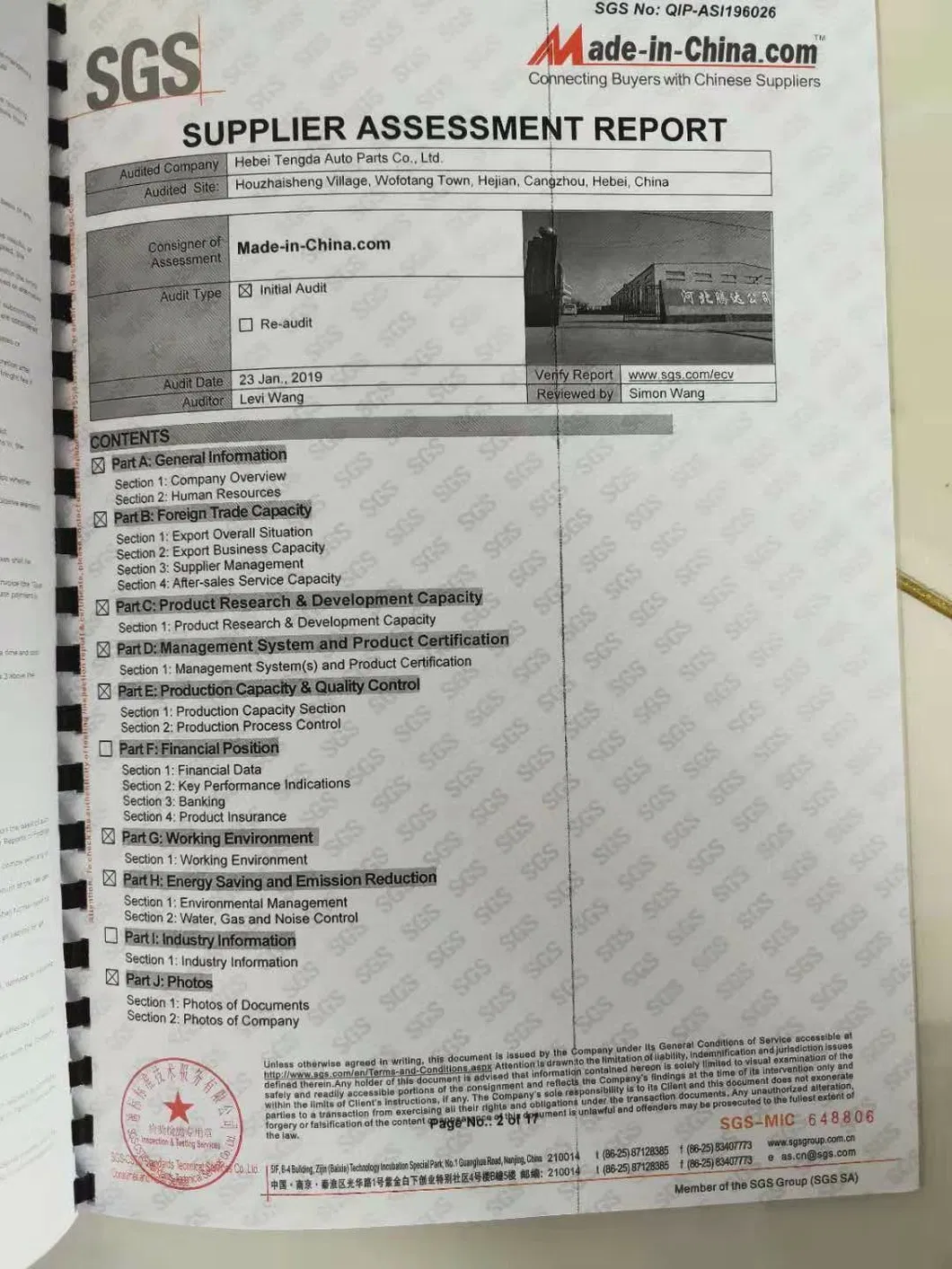 Dongfeng EQ1045 Truck Lamp Parts 24V Rear Tail Combination Light Rh Assembly 37bg35-73020 for Sale