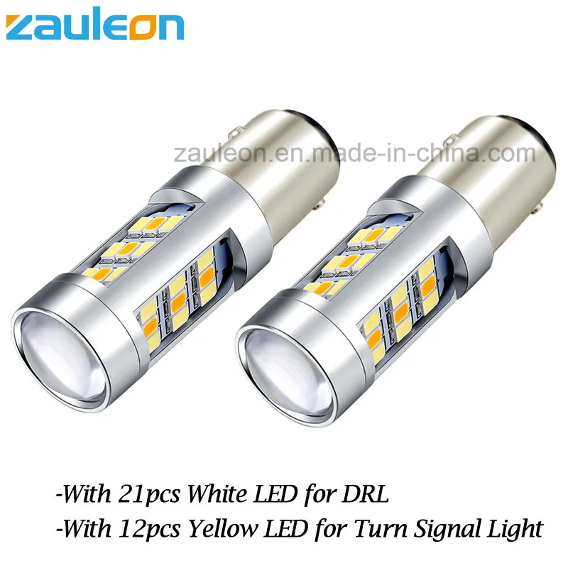 Dual Color 1157 Bay15D Switchback LED for Car DRL/Turn Light