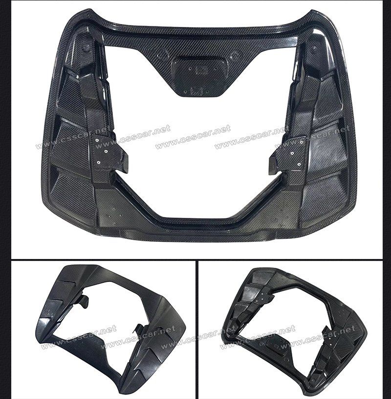 Factory Supplier Msy Style Engine Hood Cover for Ferrari 488 Gtb Spider Carbon Fiber Custom Car Bonnets