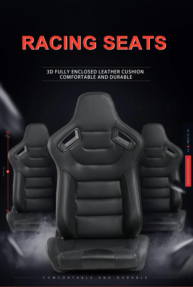 Fashionable Adjustable Jbr Sport Style High Quality Popular Bucket Seats Car Accessories Car Seat Racing Seat