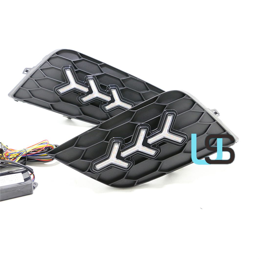 for 2016-2019 Nissan Sylphy Headlight Assembly Brake Reverse Modified LED DRL Custom Fog Lamp Daytime Running Light with Streamer Turn Signal