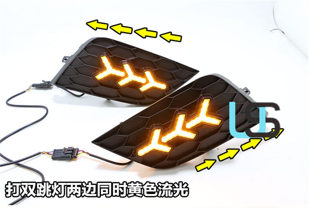 for 2016-2019 Nissan Sylphy Headlight Assembly Brake Reverse Modified LED DRL Custom Fog Lamp Daytime Running Light with Streamer Turn Signal