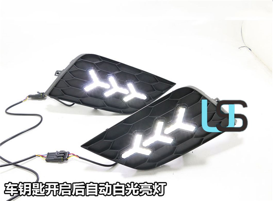 for 2016-2019 Nissan Sylphy Headlight Assembly Brake Reverse Modified LED DRL Custom Fog Lamp Daytime Running Light with Streamer Turn Signal