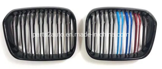 for BMW F20 Double Lines Three Colours Car Grille 2015-in