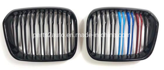for BMW F20 Double Lines Three Colours Car Grille 2021-in