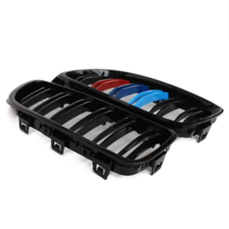 for BMW F32 Kidney Grills Grilles Glossy Black M Style