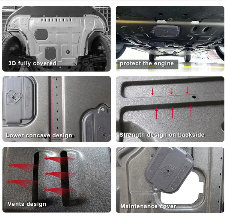 for Honda Cr-V High Quality Skid Plate 3D Engine Under Covers