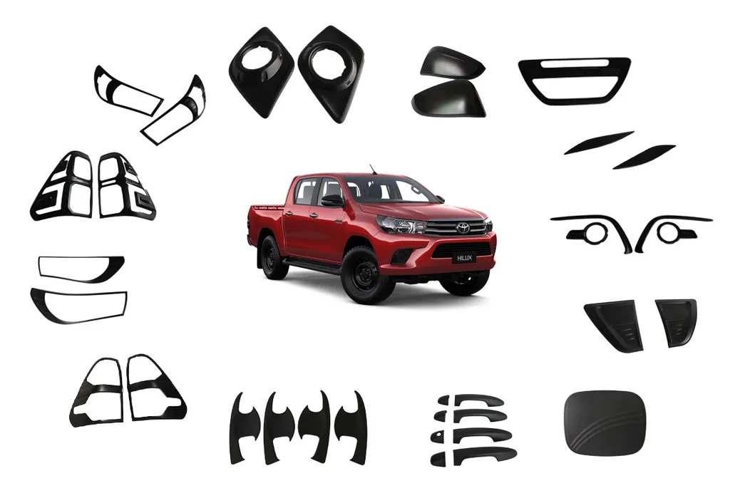 for Revo 2015 Exterior Accessories Auto Carbon Fiber OEM Arch Wheel Fender Flare Trd