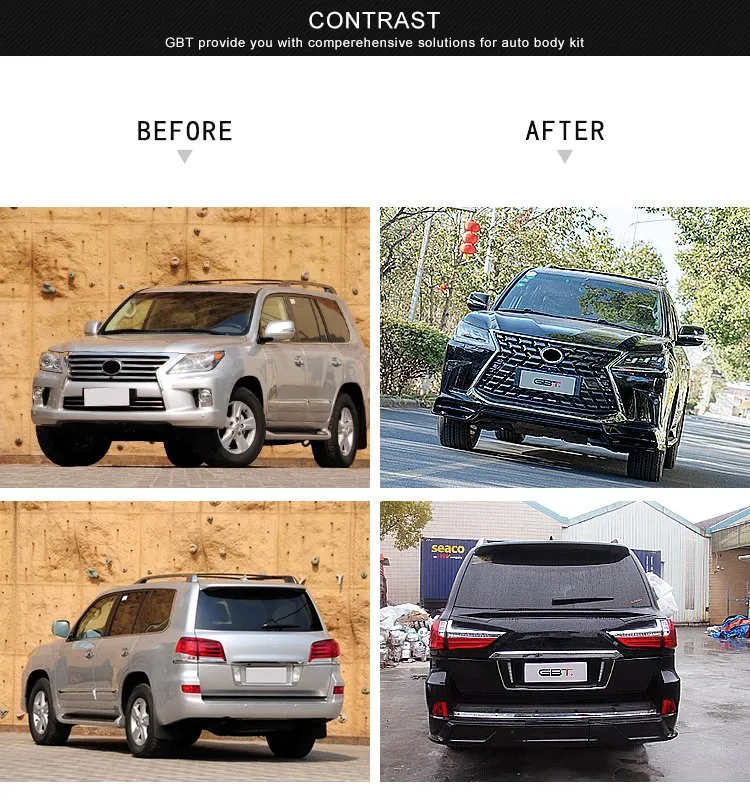 Gbt Automotive Exterior Parts Front Rear Bumper for Lexus 570 Lx570 Td Model