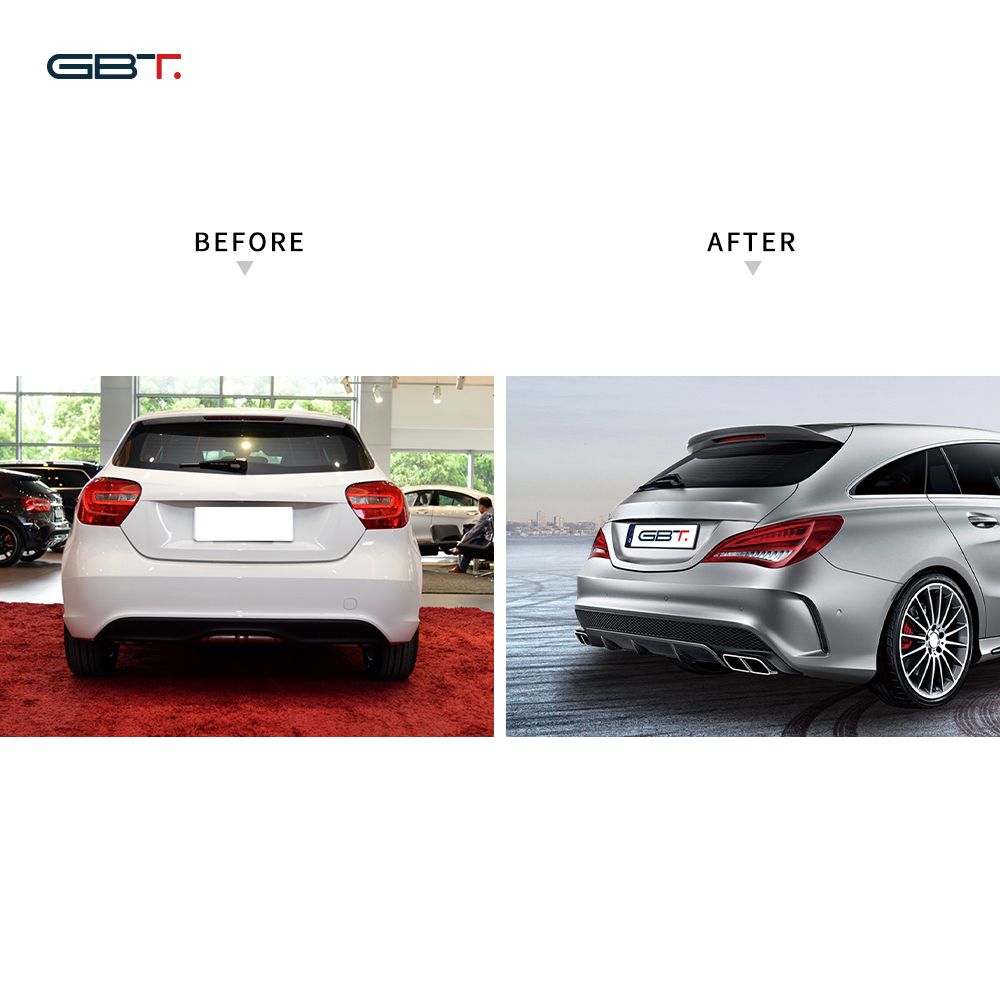 Gbt Front/Rear Bumper Accessembly Side Bar Exhaust Pipe for Mercedes-Benz A45 W176 Model