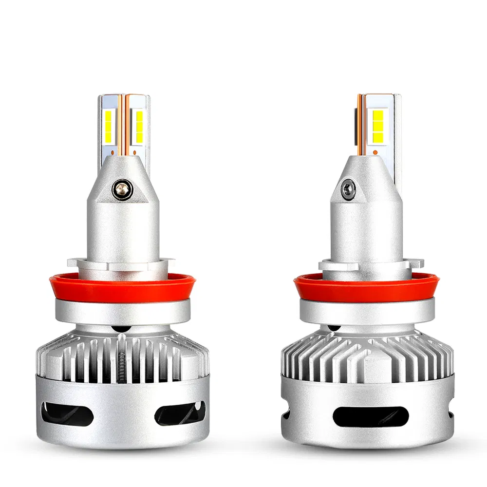 H11 High Quality Auto Headlamp 90W 12, 000lm LED Fan Cooling Car Headlight Bulb with Canbus Faro LED Auto Parts6500K White